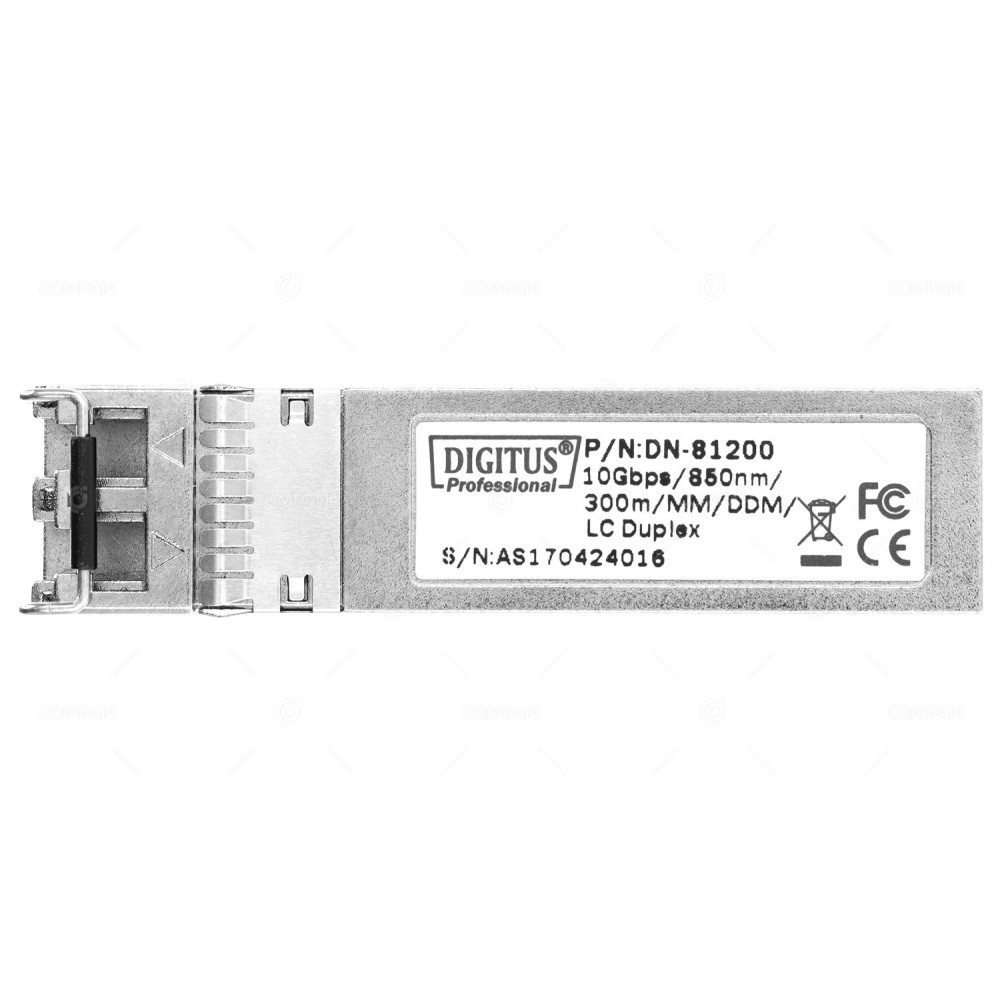 DN-81200  DIGITUS OPTICAL TRANSCEIVER MODULE 10G 10GBASE-SR SFP LC MMF 850NM 300M